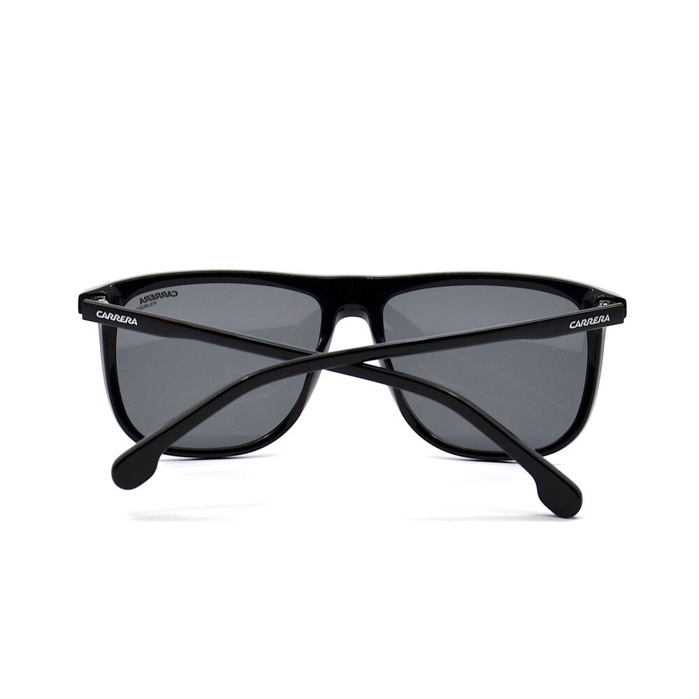 BRAND NEW CARRERA 218/S BLACK GREY POLARIZED AUTHENTIC SUNGLASSES - Picture 8 of 10